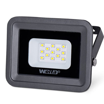 Светодиодный прожектор WOLTA WFL-10W/06W серый  5500K 10Вт SMD IP65 850Лм - Светильники - Прожекторы - Магазин стабилизаторов напряжения Ток-Про